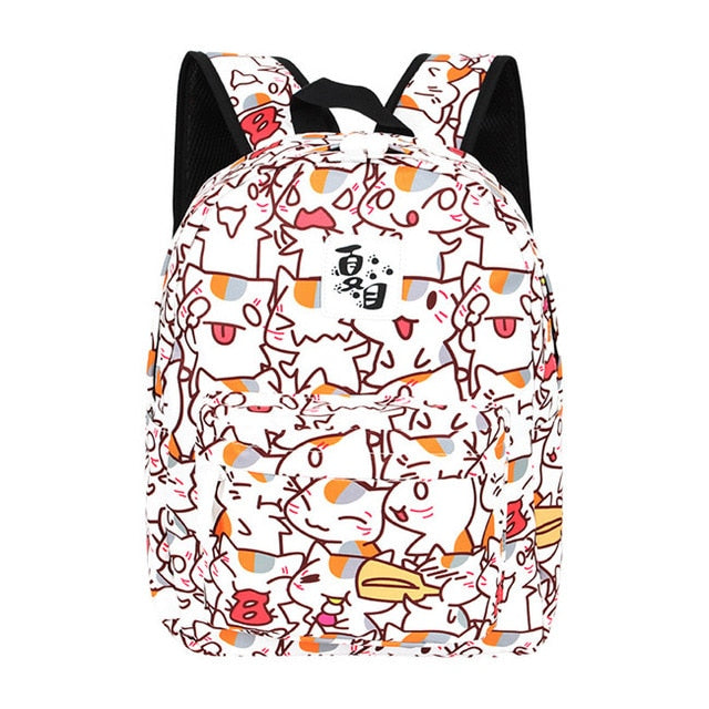 Anime Neko Atsume Women Backpack