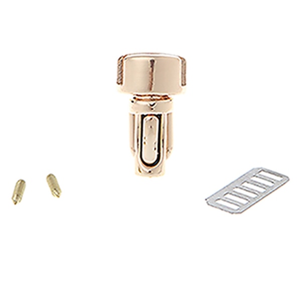 THINKTHENDO Bag with Parts & Accessories Durable Metal Clasp Turn Lock Twist Lock for DIY Handbag Bag Purse Hardware