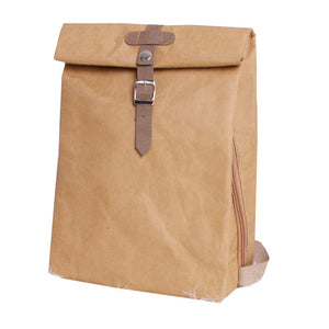 Designer Washable Kraft Paper Female Backpack