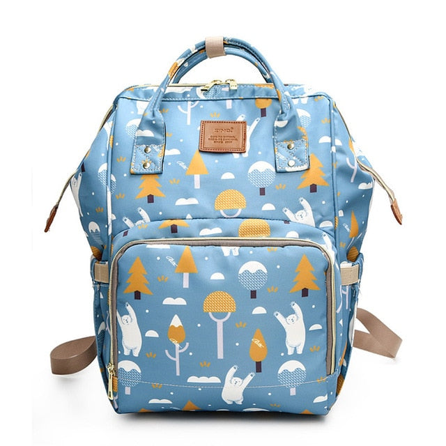 Cactus Printing Mummy Backpack