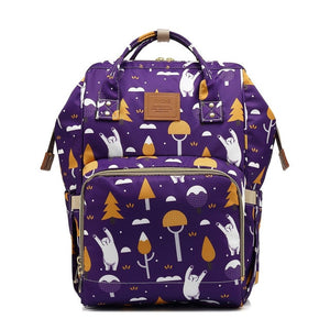 Cactus Printing Mummy Backpack