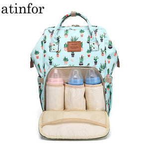 Cactus Printing Mummy Backpack