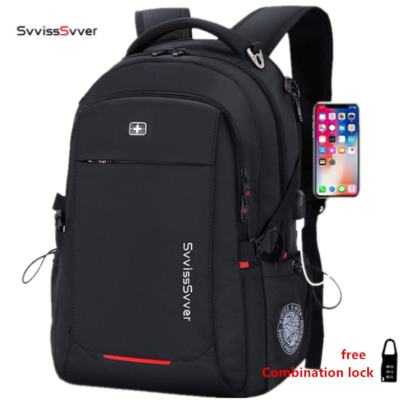 SvvissSvver Male Multifunction Backpack