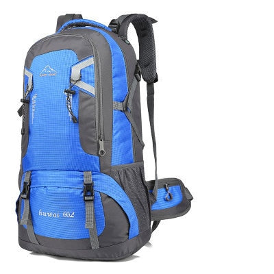 60L waterproof unisex backpack