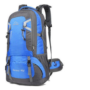 60L waterproof unisex backpack