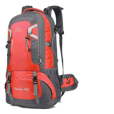 60L waterproof unisex backpack