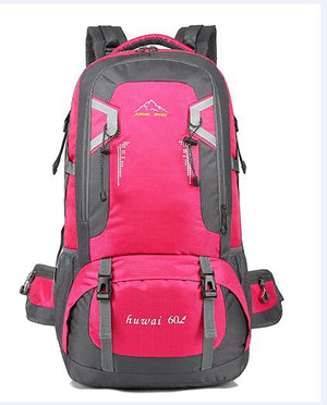 60L waterproof unisex backpack