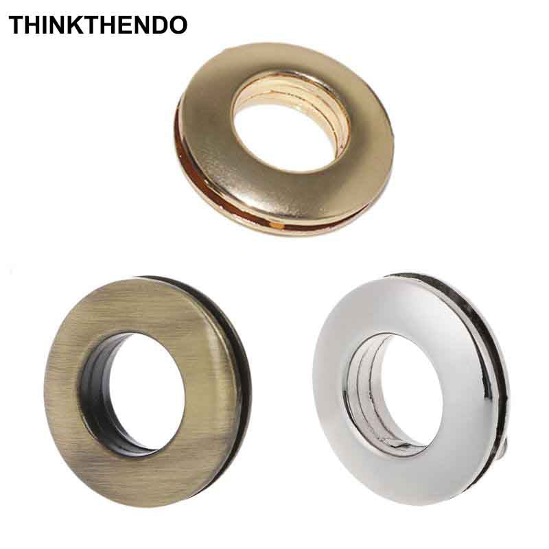 Round Shape Eyelet Metal Ring with Screw For Handbag Purse Shoulder Bag Parts Accessory